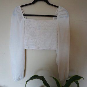 White Long-Sleeve Shirt